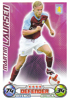 Martin Laursen Aston Villa 2008/09 Topps Match Attax #21